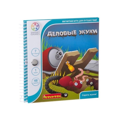 Магнитная игра Деловые жуки Bondibon ВВ0885